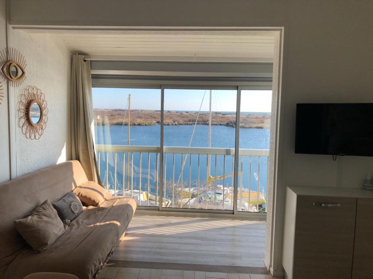 Studio Vue Mer Les Flots Bleus Valras-Plage Εξωτερικό φωτογραφία